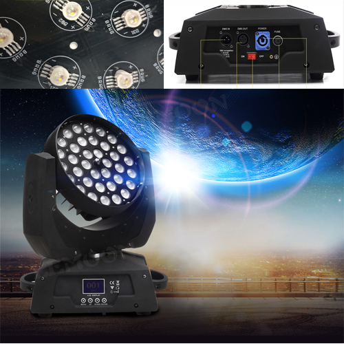 36 LED  Zoom Wash Moving Head